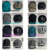 Leopard Basebll Mom Leather Patch Hat