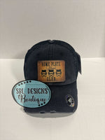 Home Plate Social Club Leather Patch Hat