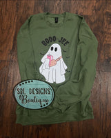 Boo-Jee Ghost Green Sweatshirt or T-Shirt