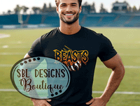 Beasts 8U | Team Logo | Black T-Shirt