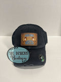 Calm Your Mitts Leather Patch Hat