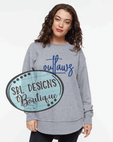 Outlaws Ladies Design- Cursive- Premium Sweatshirt- GLITTER DESIGN