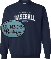 Hooks Distressed Baseball 2024 Tee, Sweatshirt, or Hoodie