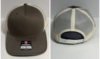 Trash Pandas Logo Color Leather Patch Hat