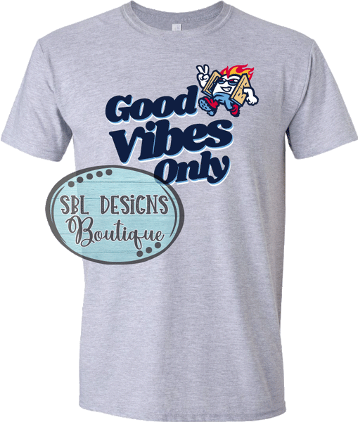 Good Vibes Only - Sport Grey Tee, Sweatshirt, or Hoodie