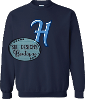 Hooks H Navy Tee, Sweatshirt, or Hoodie