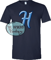 Hooks H Navy Tee, Sweatshirt, or Hoodie