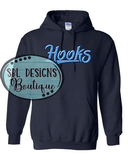 Hooks Logo Navy Tee, Sweatshirt, or Hoodie