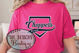 PS Choppers | Navy GLITTER Team Logo | Fan Apparel Collection