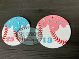 Baseball Drip Bag Tag