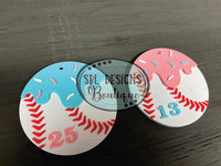 Baseball Drip Bag Tag