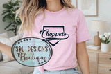 PS Choppers | Navy GLITTER Team Logo | Fan Apparel Collection