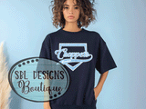 PS Choppers | Fans GLITTER Team Logo | Navy Apparel