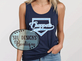 PS Choppers | Fans GLITTER Team Logo | Navy Apparel