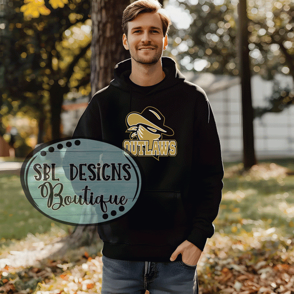 Williams Outlaws | Team Logo | Black Hoodie