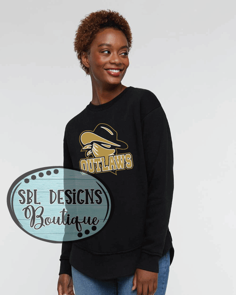 Williams Outlaws | Team Logo | Women's Black Premium Sweatshirt
