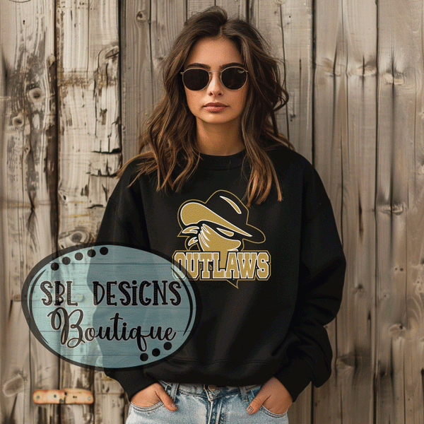 Williams Outlaws | Team Logo | Black Sweatshirt