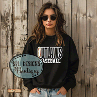 Williams Outlaws | Baseball in O | Black Sweatshirt