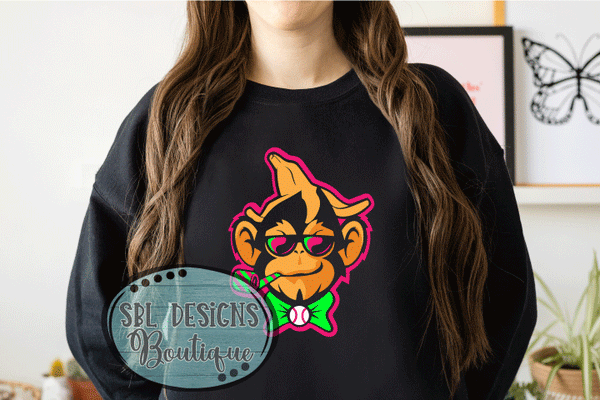 NG Party Animals | Team Logo Head Only | Pink or Black Sweatshirt