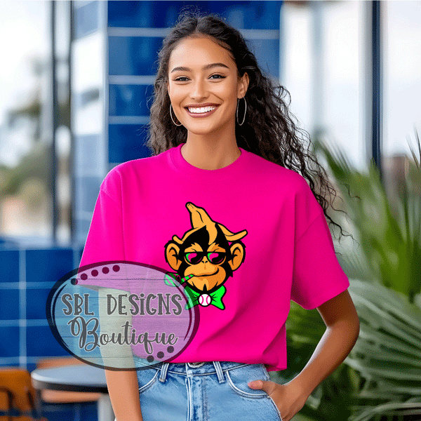NG Party Animals | Team Logo Head Only| Pink or Black T-Shirt