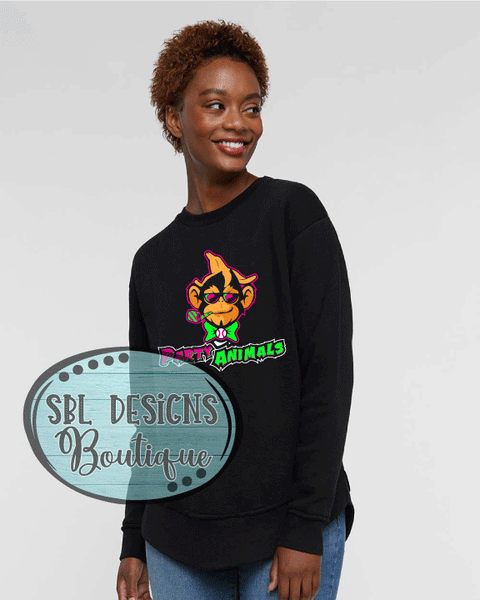 NG Party Animals | Team Logo | Premium Black Sweatshirt