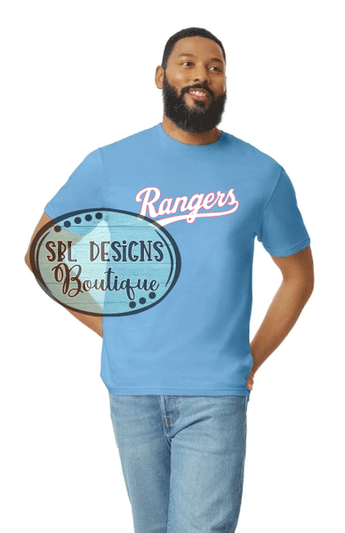 New Georgia Rangers | Logo Only | Light Blue T-Shirt