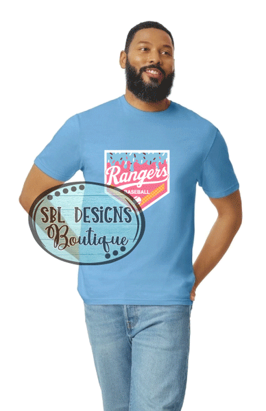 New Georgia Rangers | Team Logo | Light Blue T-Shirt