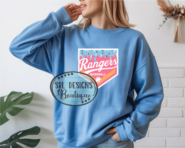 New Georgia Rangers | Team Logo | Light Blue Sweatshirt
