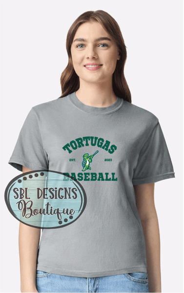 New Georgia Tortugas | Established | Granite Comfort Colors T-Shirt