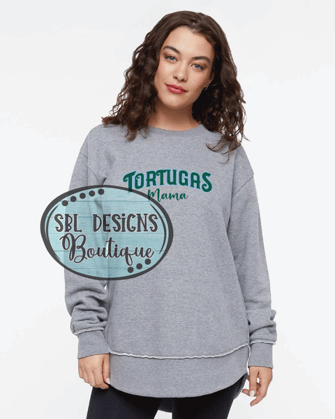 New Georgia Tortugas | Customizable Name | Women's Sport Gray Premium Sweatshirt