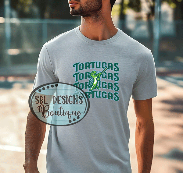Tortugas | Tortugas Stacked | Sport Gray T-Shirt