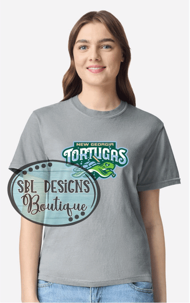 New Georgia Tortugas | Team Logo | Granite Comfort Colors T-Shirt