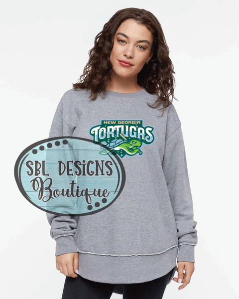 New Georgia Tortugas | Team Logo | Women's Sport Gray Premium Sweatshirt
