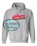 Vibes Fire Logo - Sport Grey Tee, Sweatshirt, or Hoodie