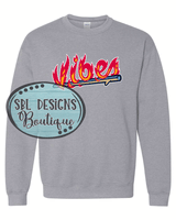 Vibes Fire Logo - Sport Grey Tee, Sweatshirt, or Hoodie