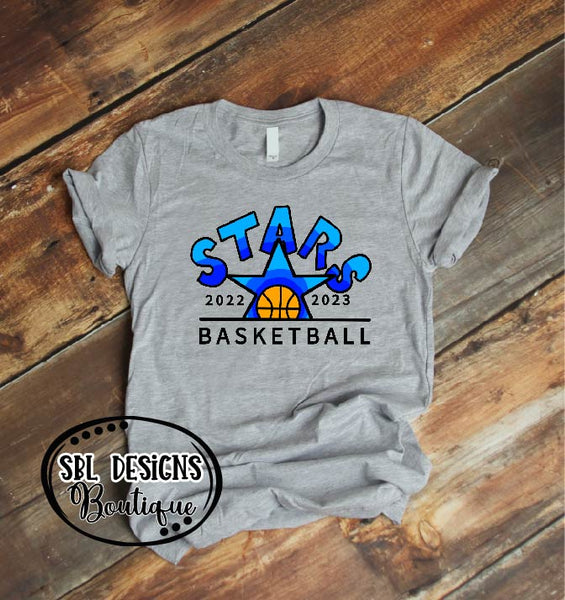 Stars Basketball Logo Tee